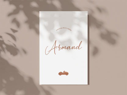 Geboortekaart Armand