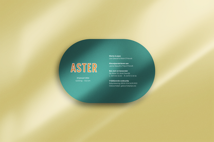 Geboortekaartje Aster
