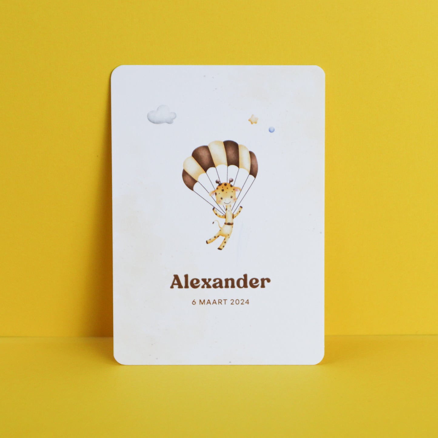 Geboortekaart Alexander