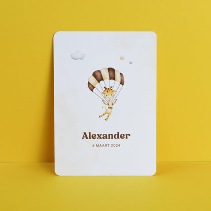 Geboortekaart Alexander