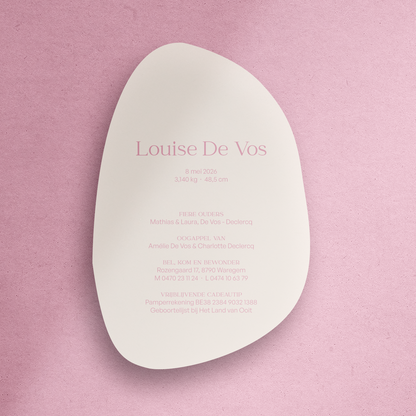 Geboortekaart Louise