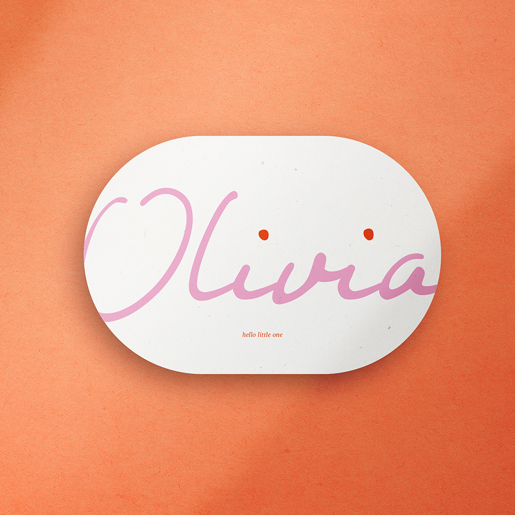 Geboortekaartje Olivia