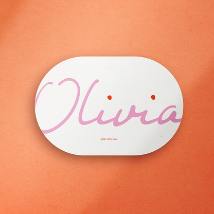 Geboortekaartje Olivia