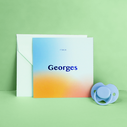 Geboortekaart Georges