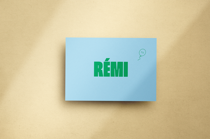 Geboortekaart Rémi